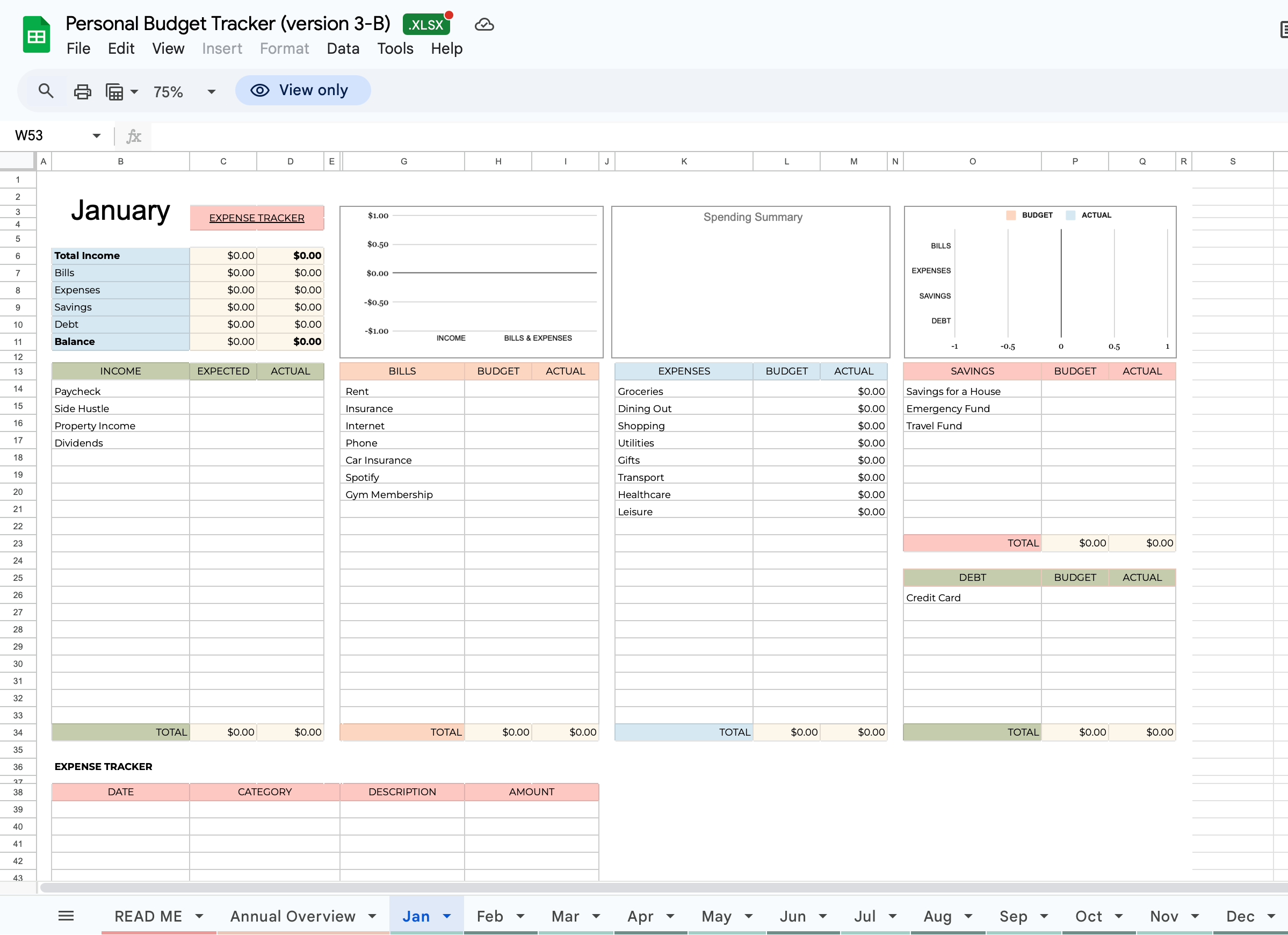 Personal Financial Planner – Personal Budget & Expense Tracker